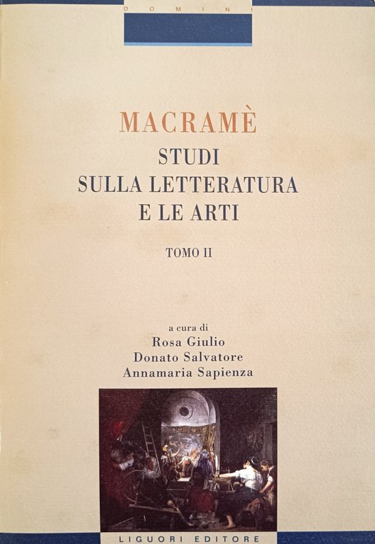 MACRAME'. STUDI SULLA LETTERATURA E LE ARTI