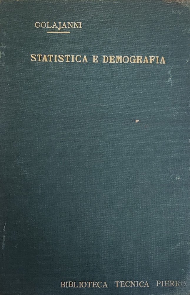 MANUALE DI STATISTICA TEORICA E DEMOGRAFIA AD USO DEGLI ISTITUTI …