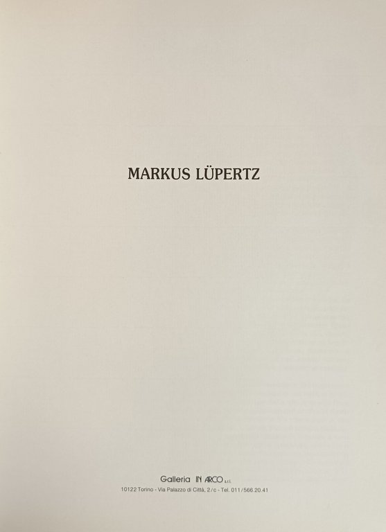 MARKUS LUPERTZ