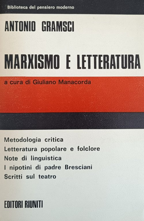 MARXISMO E LETTERATURA