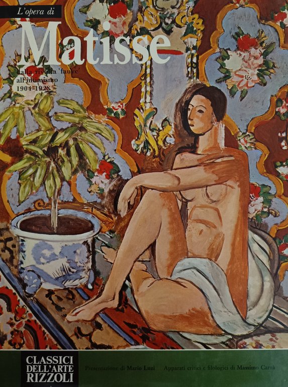 MATISSE DALLA RIVOLTA FAUVE ALL' INTIMISMO 1904-1928