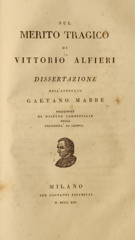 MISCELLANEA comprendente : PROSE VARIE DEL CAVALIERE ANDREA MUSTOXIDI (MILANO, …