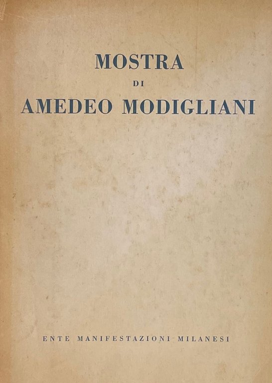 MOSTRA DI AMEDEO MODIGLIANI