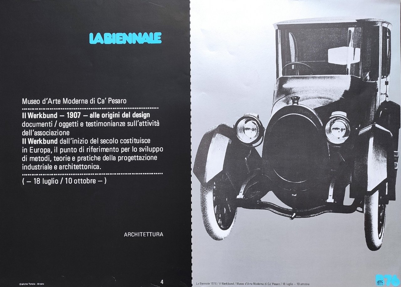MUSEO D'ARTE MODERNA DI CA' PESARO. IL WERKBUND - 1907