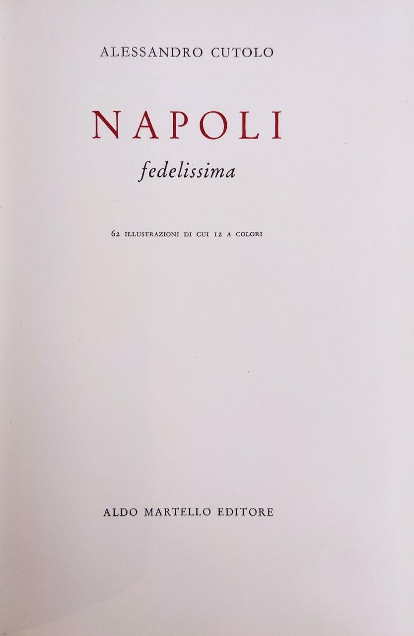 NAPOLI. FEDELISSIMA