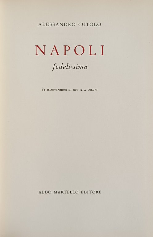NAPOLI. FEDELISSIMA