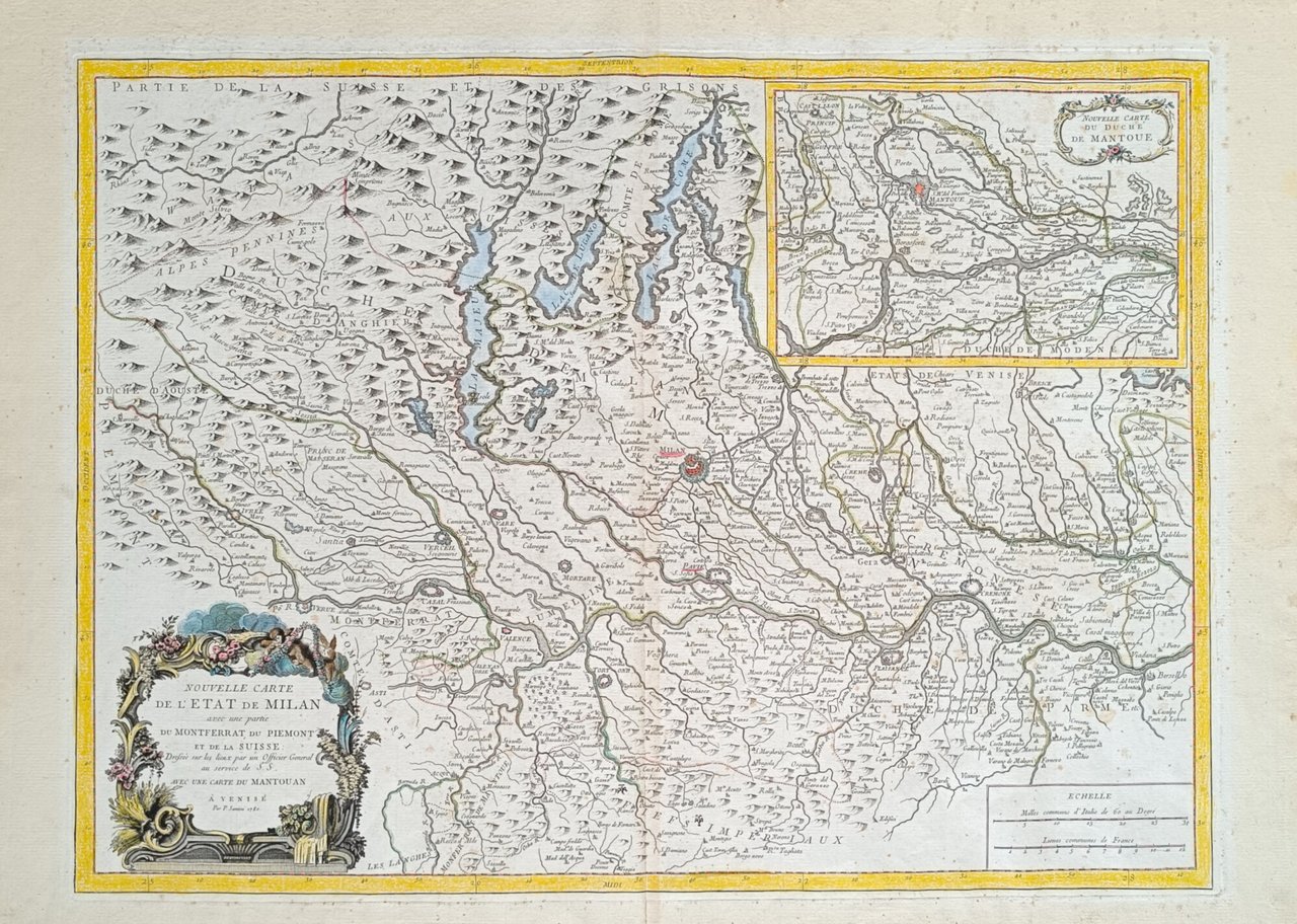 NOUVELLE CARTE DE L'ETAT DE MILAN