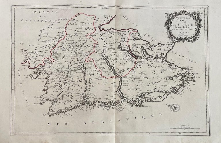 NOUVELLE CARTE DE L'ISTRIE SUIVANT LE PLAN DRESSE SUR LES … | Immagine Gallery 2