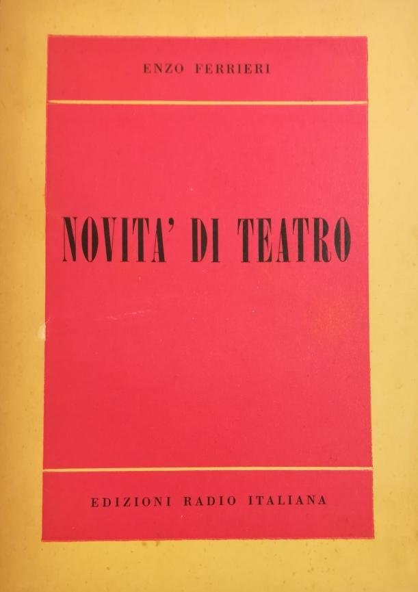 NOVITA' DI TEATRO