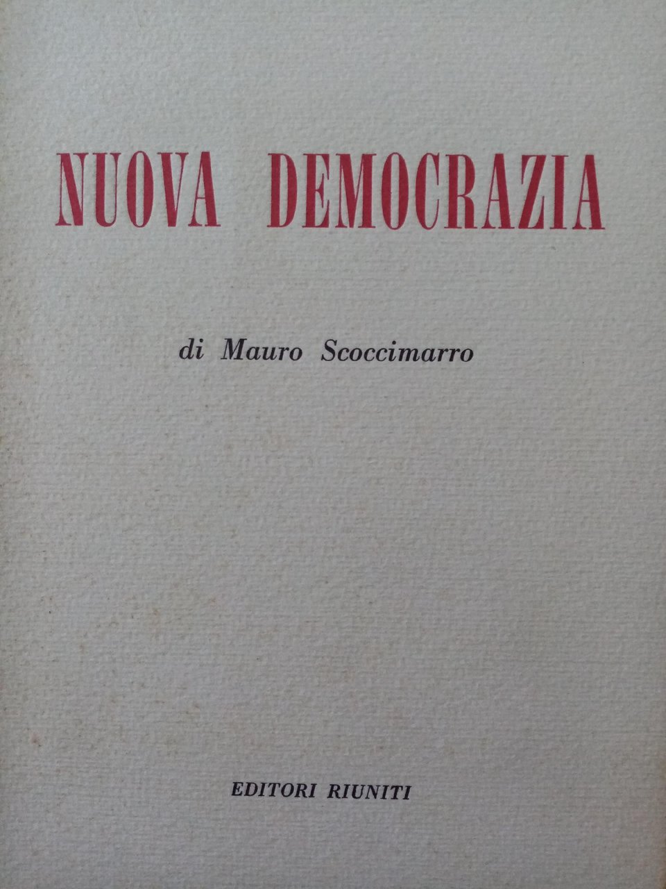 NUOVA DEMOCRAZIA