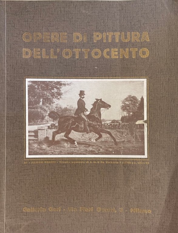 OPERE DI PITTURA DELL'OTTOCENTO