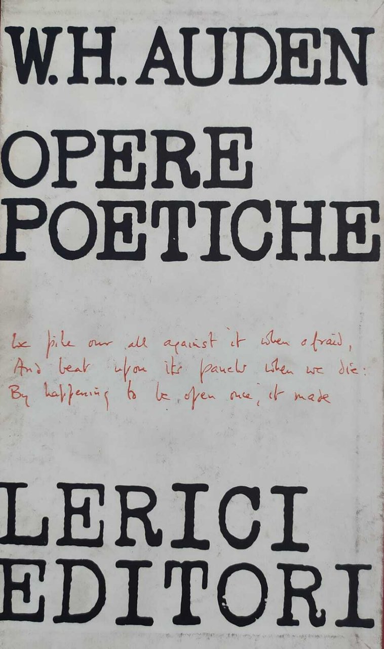 OPERE POETICHE