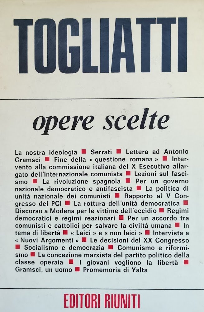 OPERE SCELTE | Immagine principale