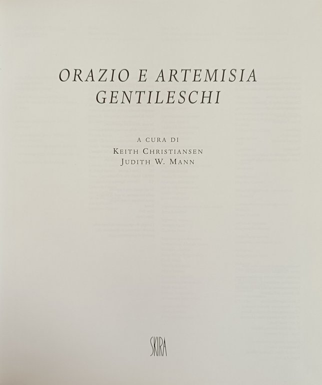 ORAZIO E ARTEMISIA GENTILESCHI