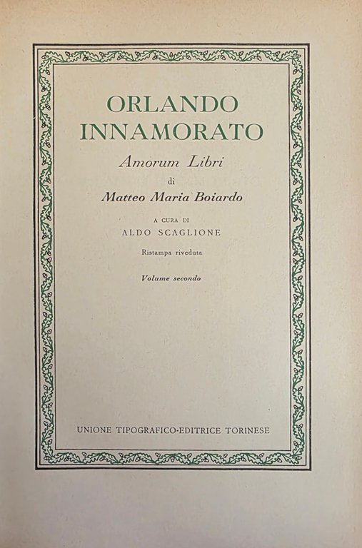 ORLANDO INNAMORATO. AMORUM LIBRI | Immagine Gallery 2