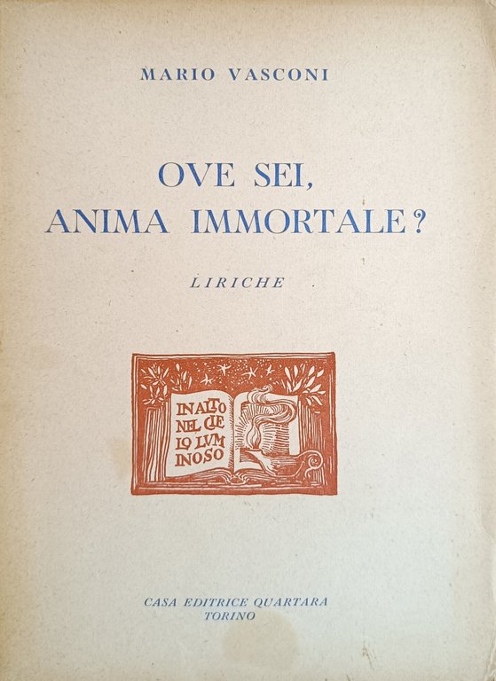 OVE SEI, ANIMA IMMORTALE? LIRICHE | Immagine Gallery 3