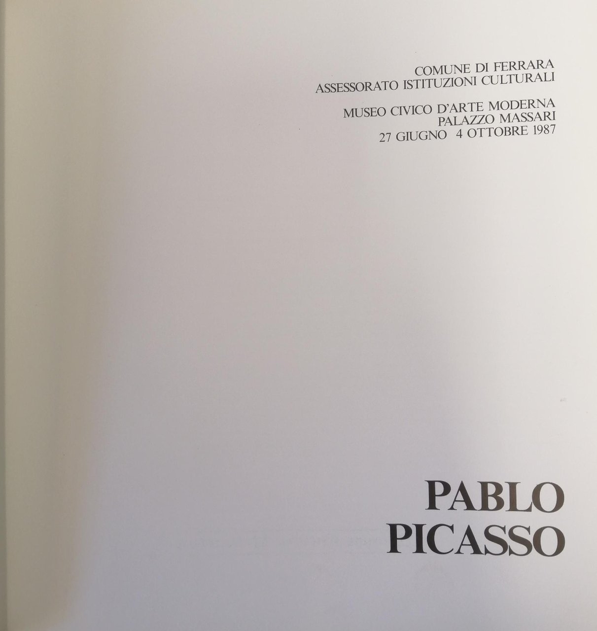 PABLO PICASSO