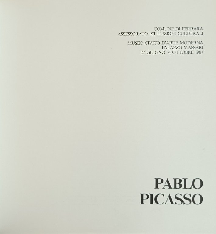 PABLO PICASSO