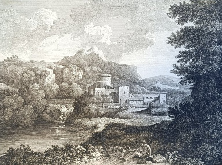 PAESAGGIO CON PASTORE