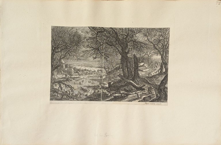 PAESAGGIO INVERNALE E TRASPORTO DI LEGNA