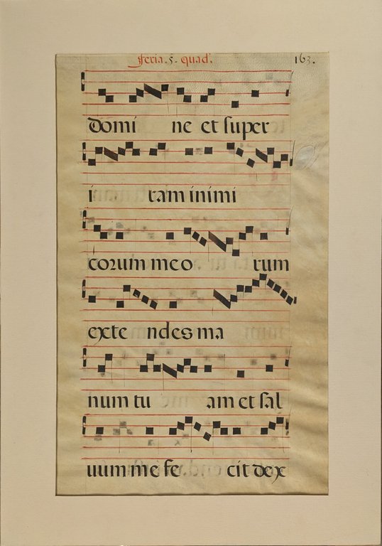 PAGINA DI ANTIFONARIO