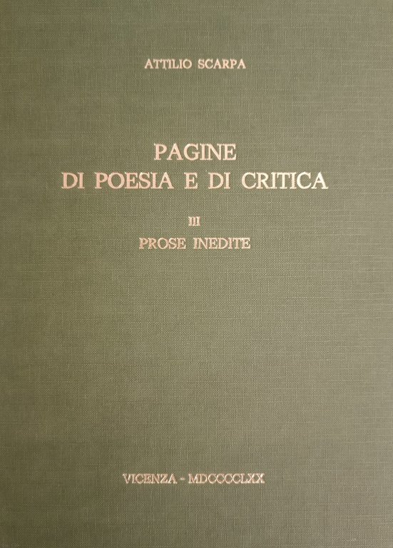 PAGINE DI POESIA E DI CRITICA | Immagine Gallery 3