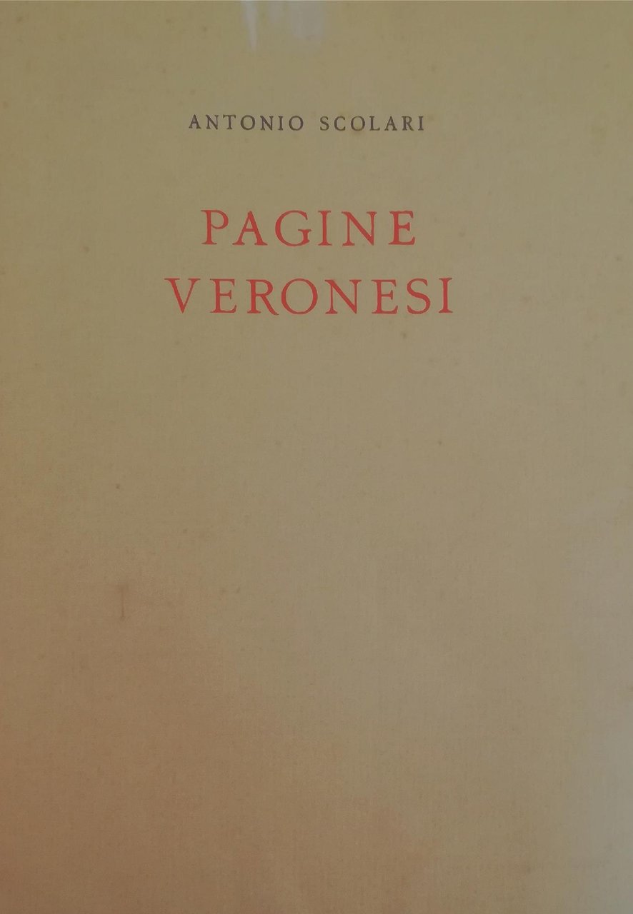 PAGINE VERONESI