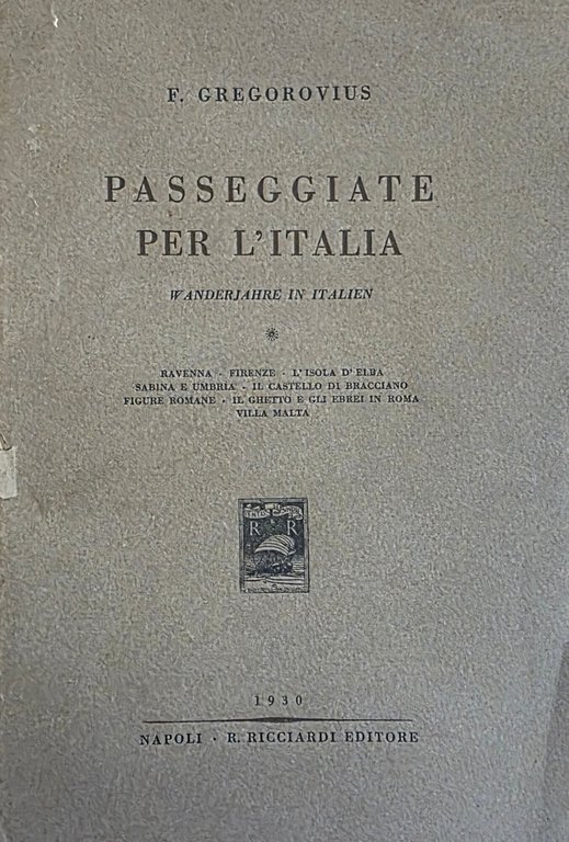 PASSEGGIATE PER L' ITALIA