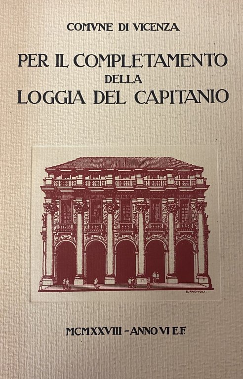 PER IL COMPLETAMENTO DELLA LOGGIA DEL CAPITANATO