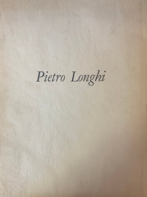 PIETRO LONGHI
