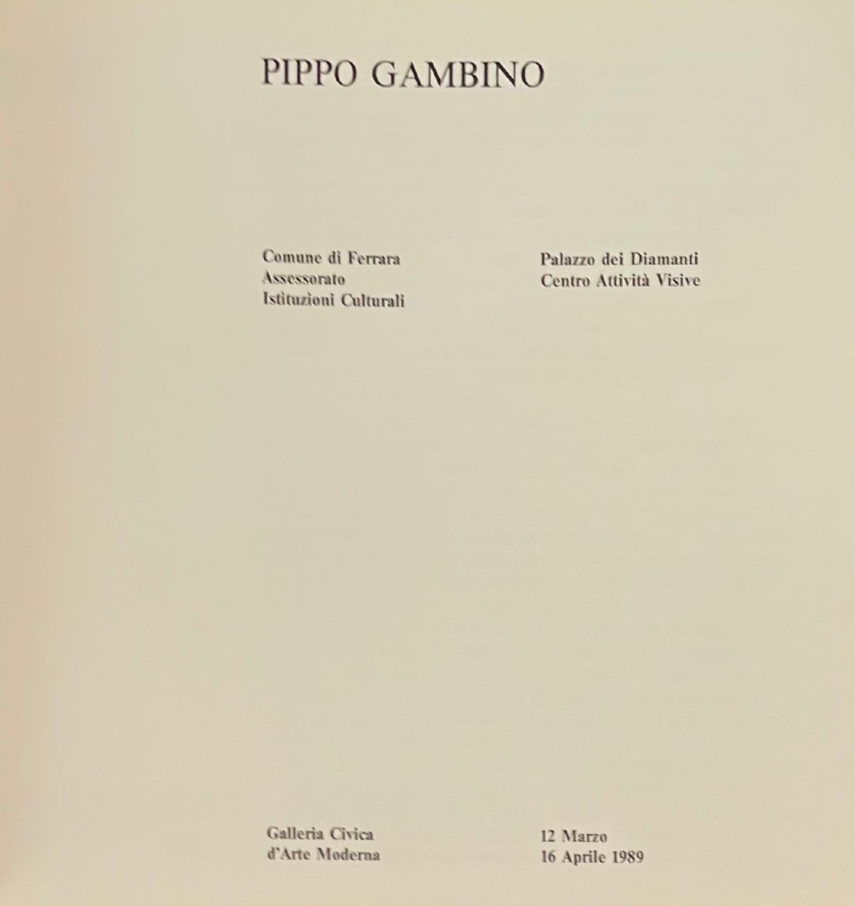 PIPPO GAMBINO