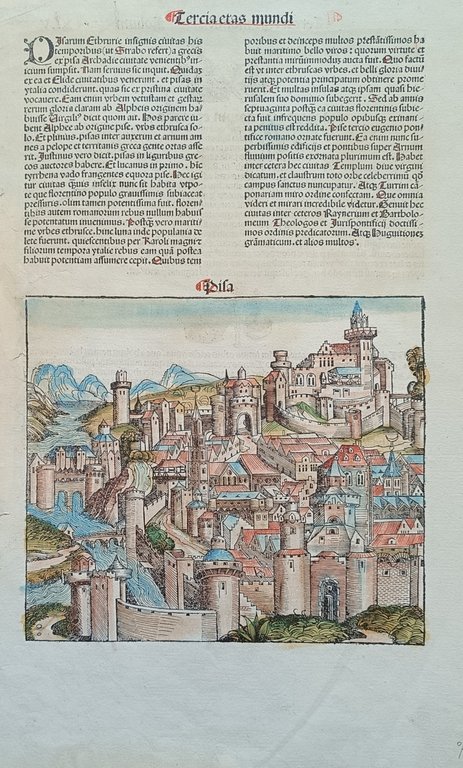 PISA. VEDUTA DI CITTÀ