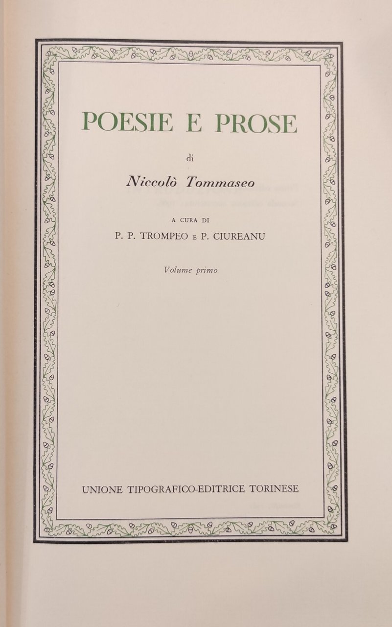 POESIE E PROSE