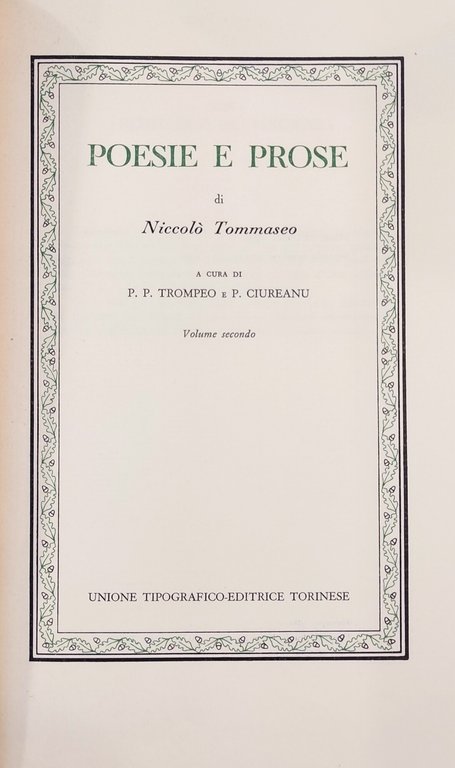 POESIE E PROSE
