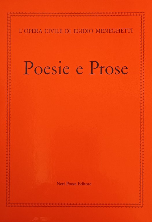 POESIE E PROSE