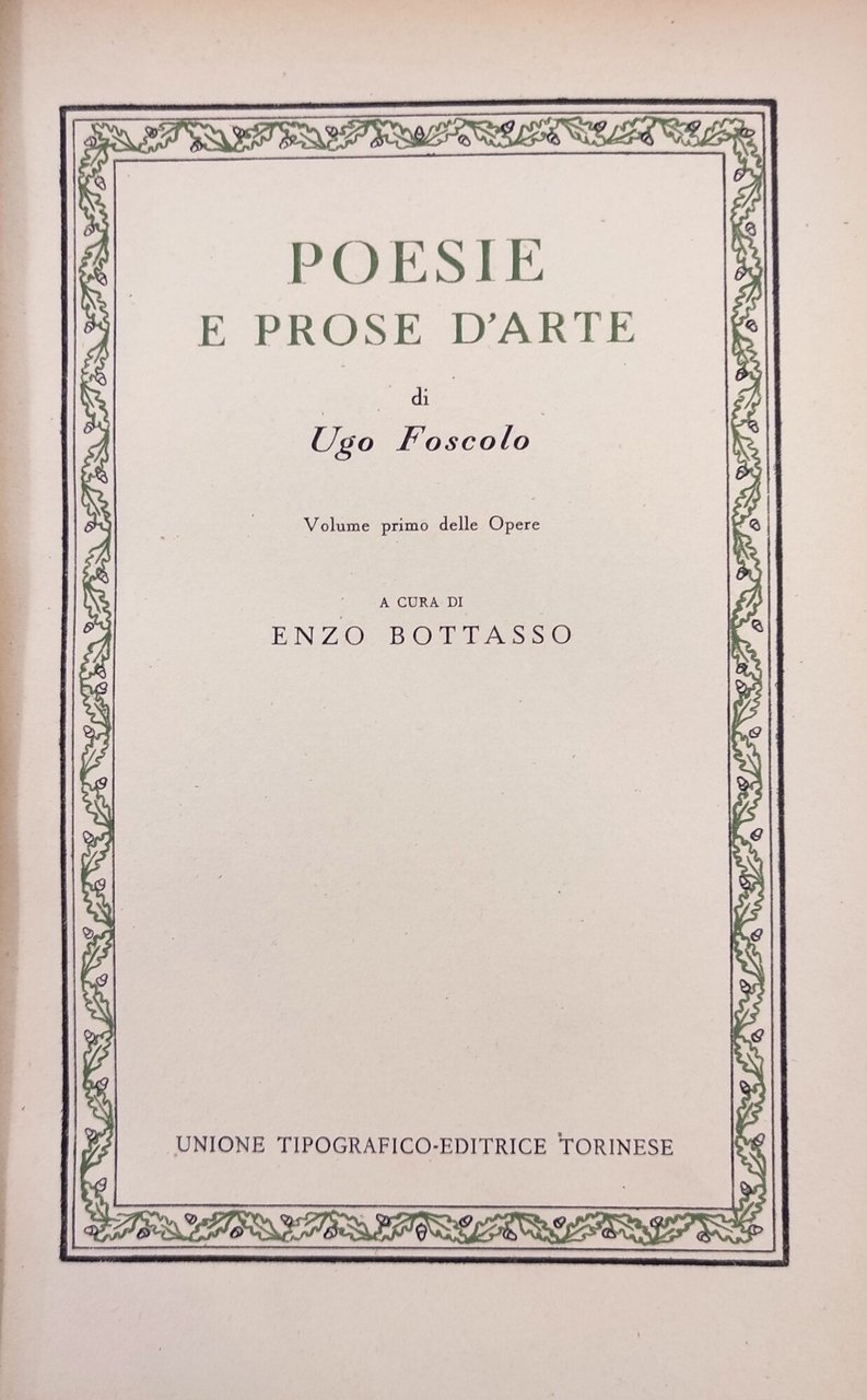 POESIE E PROSE D'ARTE seguito da SAGGI CRITICI | Immagine principale