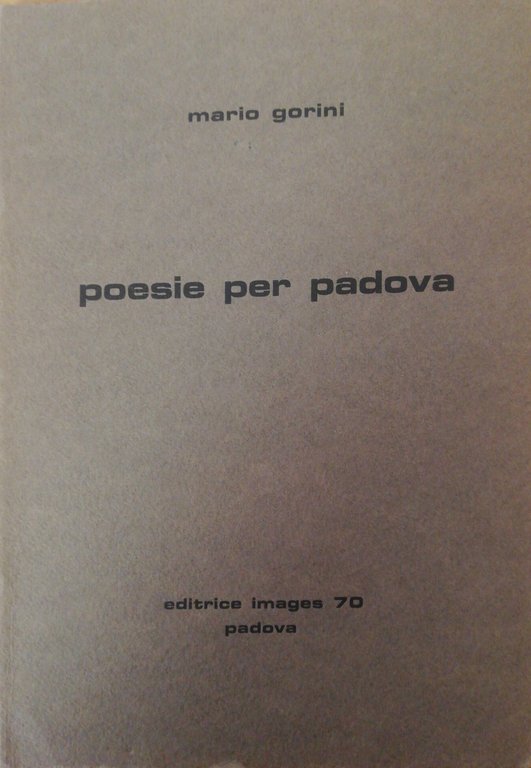 POESIE PER PADOVA