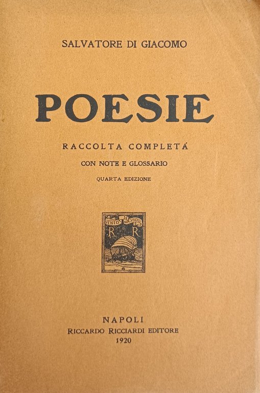 POESIE. RACCOLTA COMPLETA CON NOTE E GLOSSARIO
