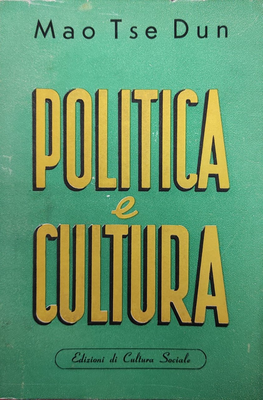 POLITICA E CULTURA