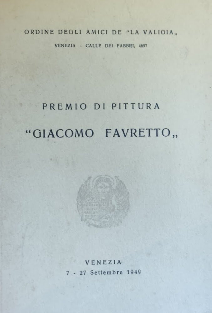 PREMIO DI PITTURA "GIACOMO FAVRETTO"