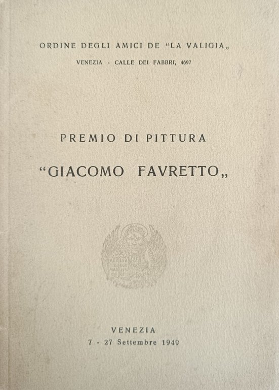 PREMIO DI PITTURA "GIACOMO FAVRETTO"