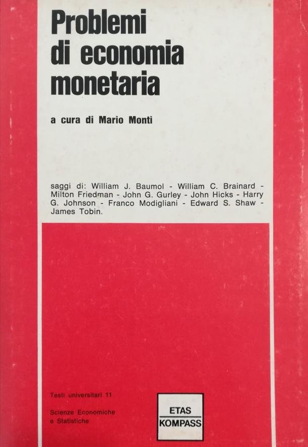 PROBLEMI DI ECONOMIA MONETARIA