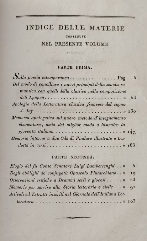 PROSE VARIE DEL CAVALIERE GIROLAMO POLCASTRO ACCRESCIUTE DI UN DISCORSO …