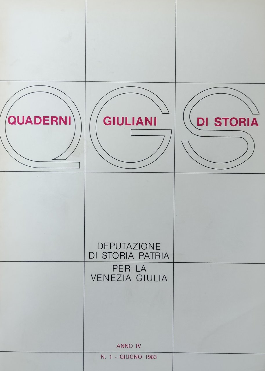 QUADERNI GIULIANI DI STORIA | Immagine principale