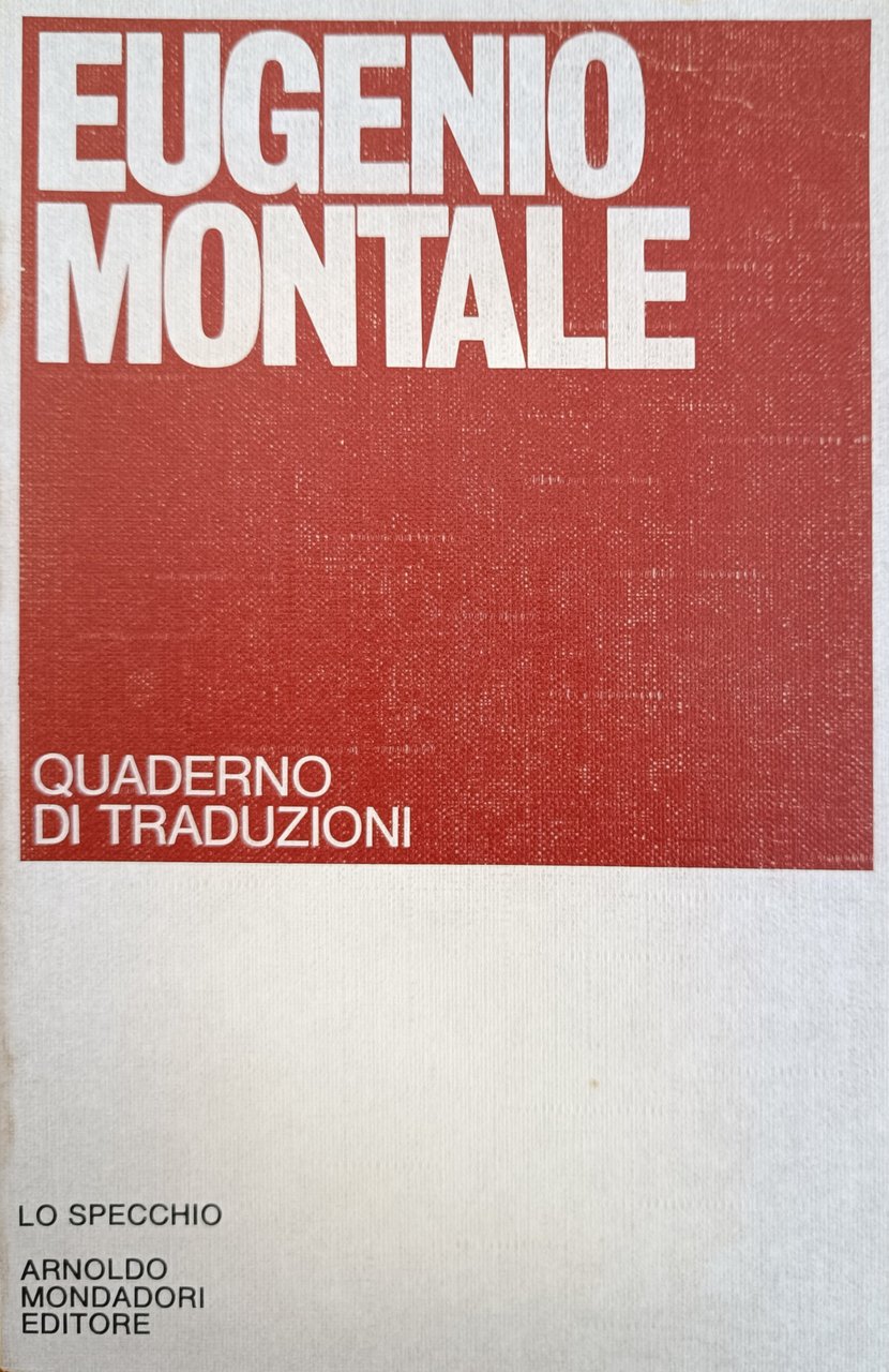 QUADERNO DI TRADUZIONI