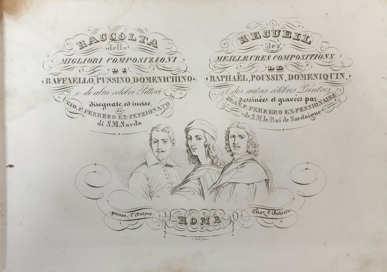 RACCOLTA DELLE MIGLIORI COMPOSIZIONI DI RAFFAELLO, PUSSINO, DOMENICHINO E DI …