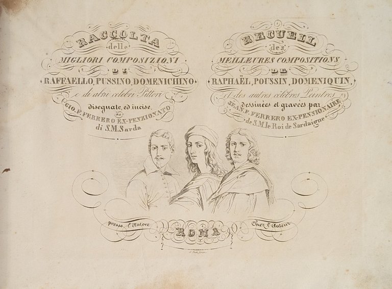 RACCOLTA DELLE MIGLIORI COMPOSIZIONI DI RAFFAELLO, PUSSINO, DOMENICHINO E DI …