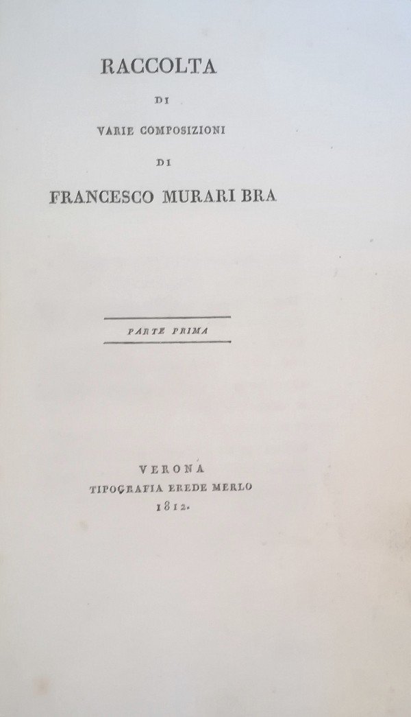 RACCOLTA DI VARIE COMPOSIZIONI