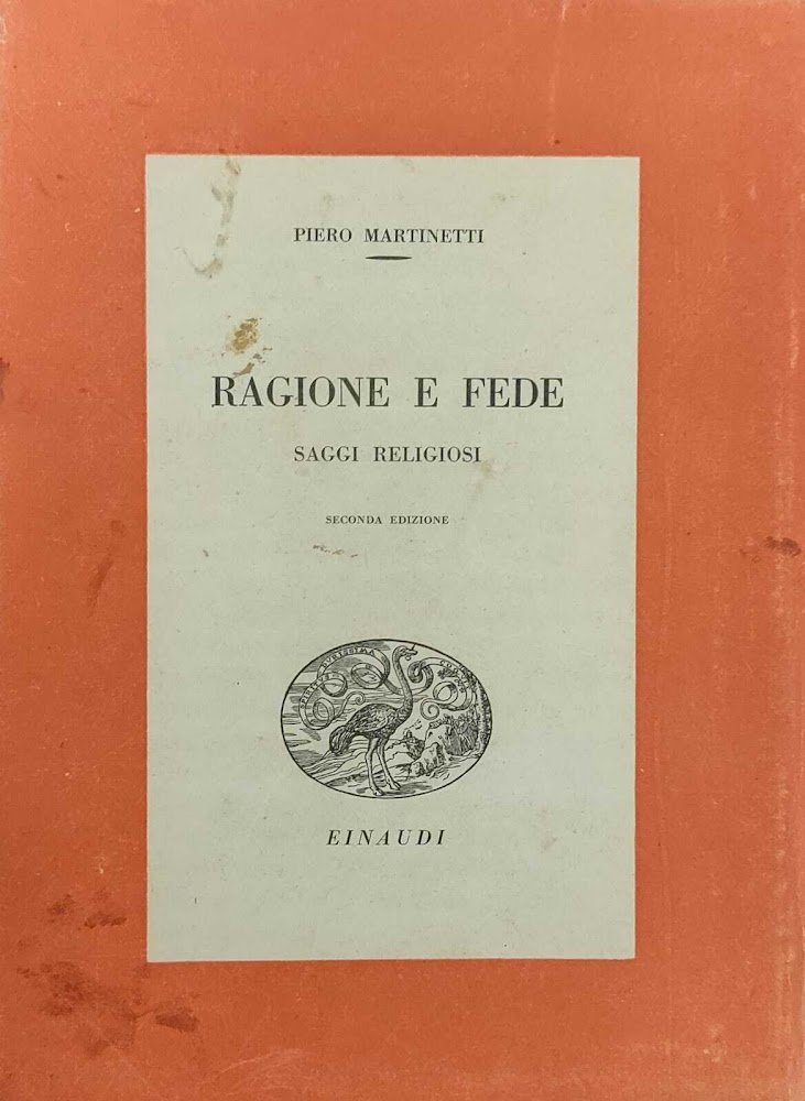 RAGIONE E FEDE. SAGGI RELIGIOSI