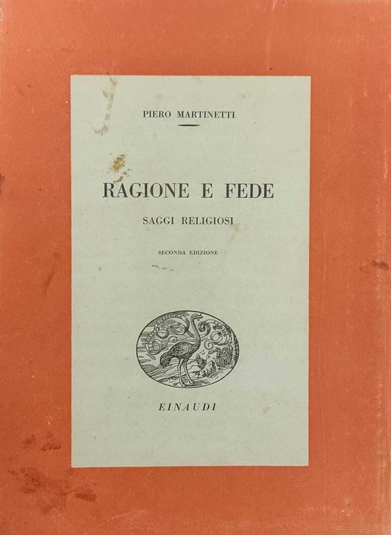 RAGIONE E FEDE. SAGGI RELIGIOSI